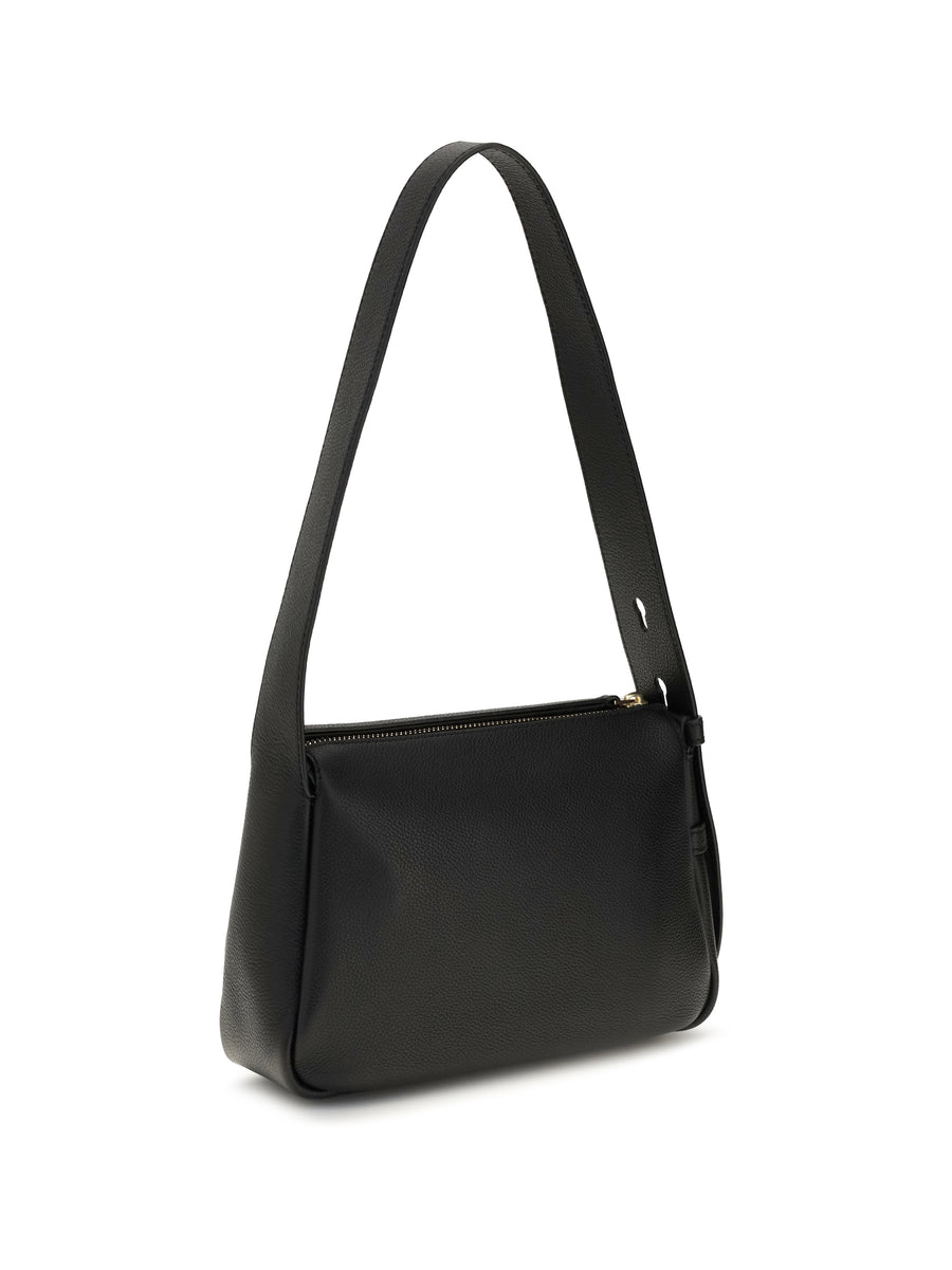Shoulder Bag Romy Small Black Calf Leather