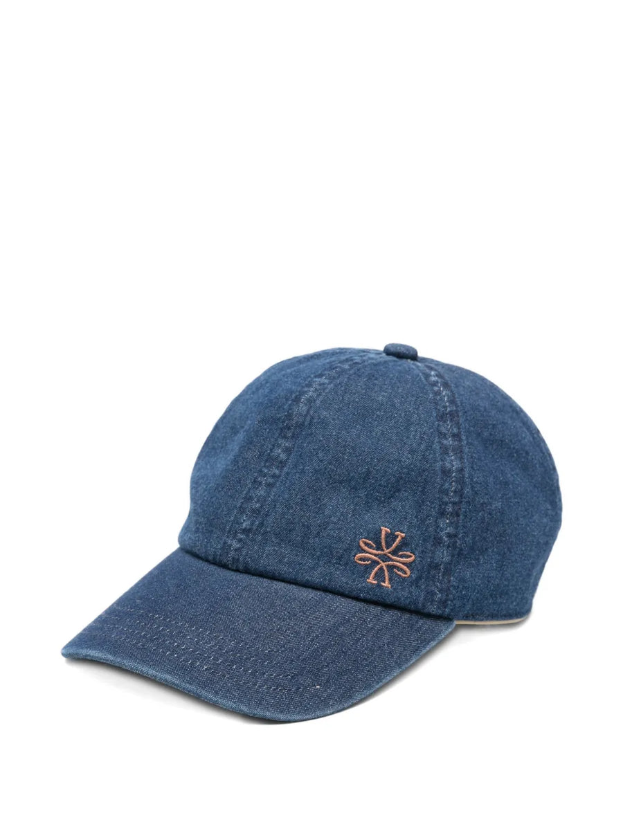 Jacob Cohen Cotton 100% baseball cap in blue