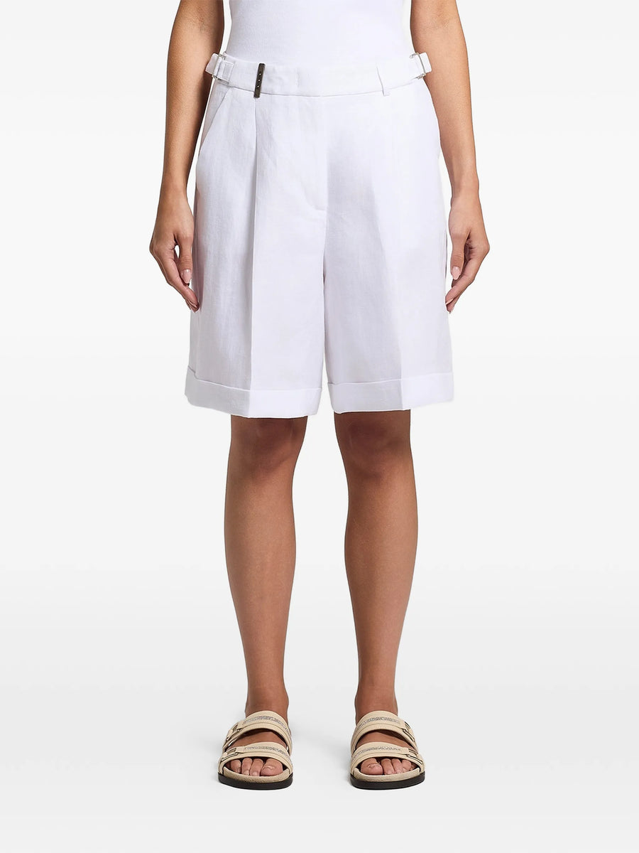 Peserico 100% fabric (composition unspecified) shorts in white