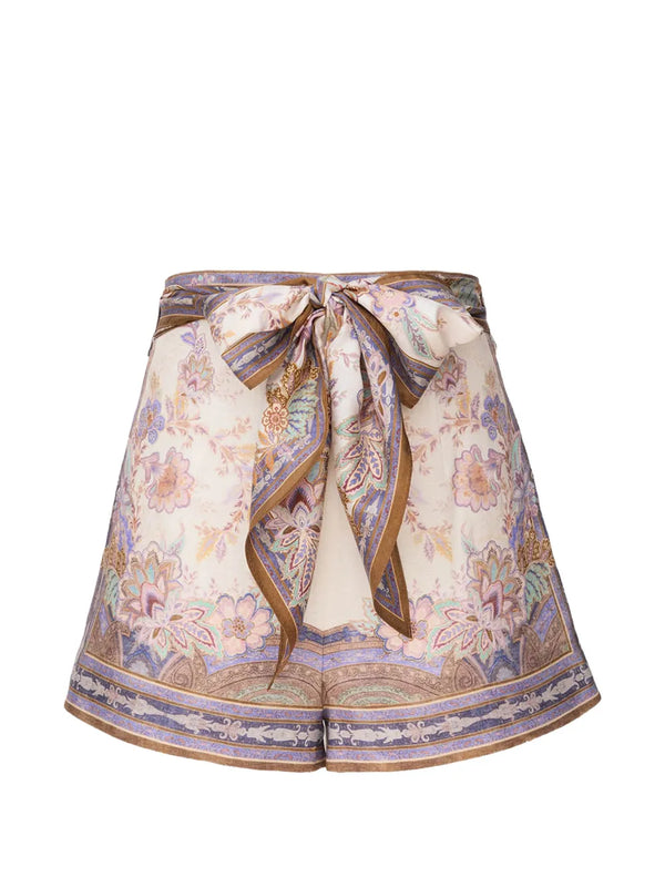 Zimmermann Linen 100% shorts in cream