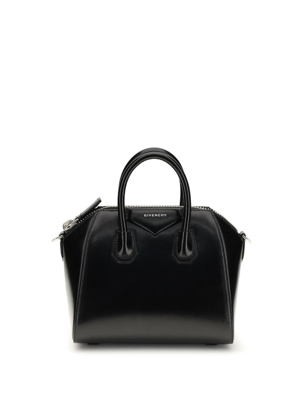 Givenchy 100% calf leather (Bos Taurus) top handle bag in black