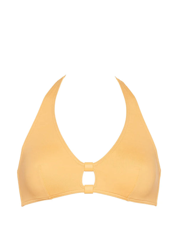 Eres Polyamide 84% bikini top in yellow