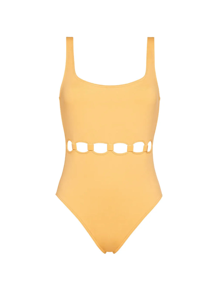 Eres Polyamide 84% swimsuit in yellow