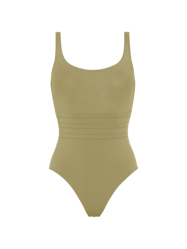 Eres Polyamide 84% swimsuit in olive