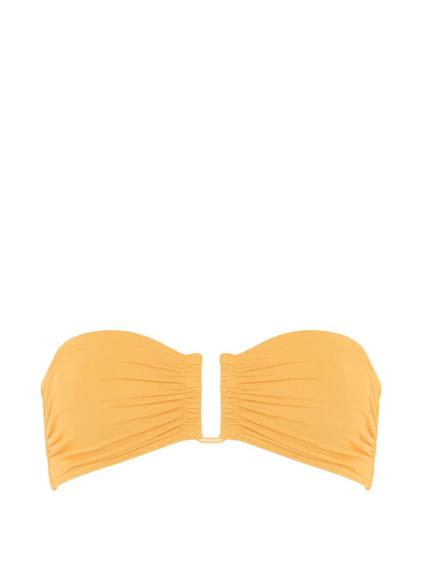 Eres Polyamide 84% bikini top in yellow