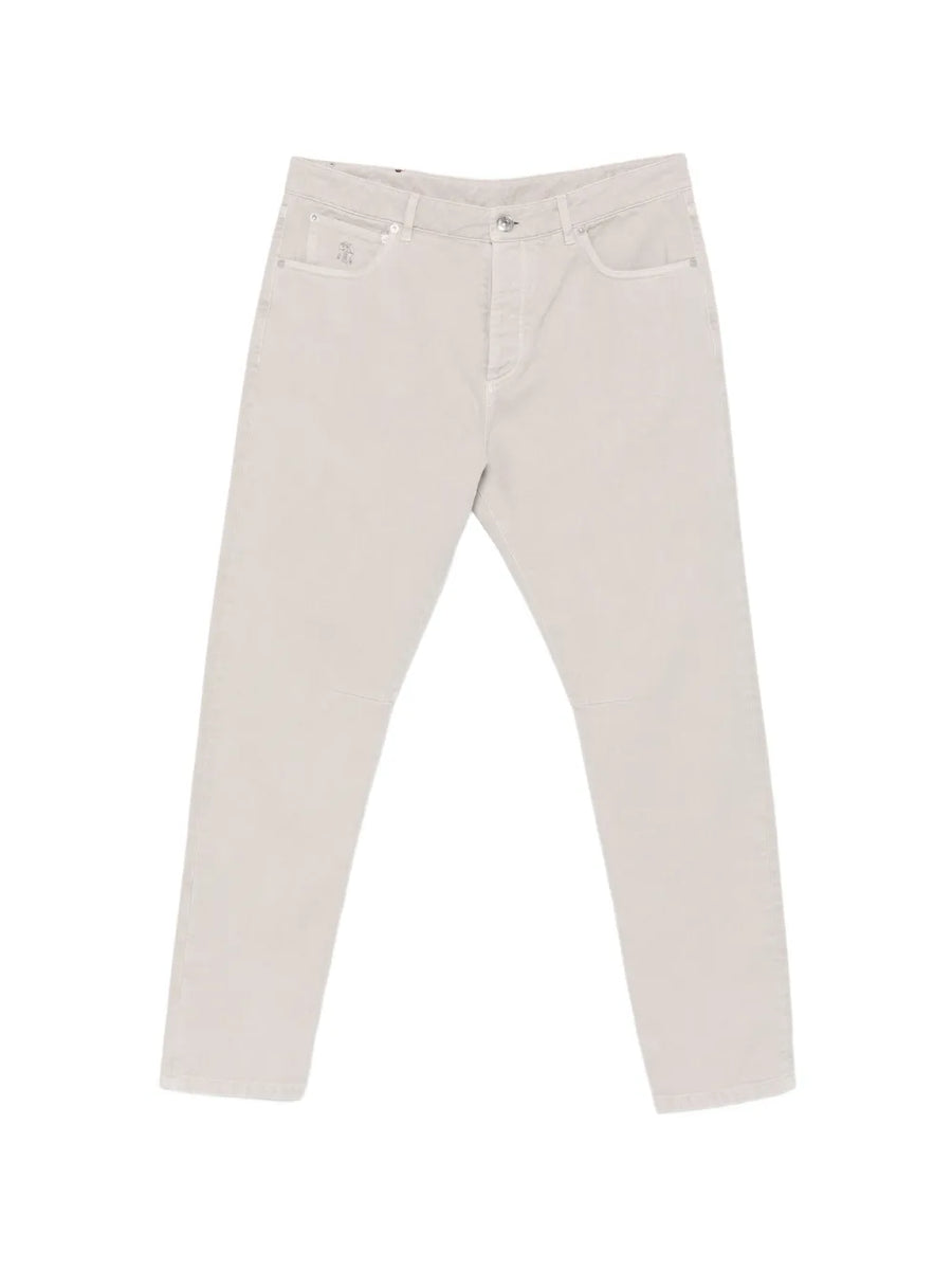 Brunello Cucinelli Cotton 100% trousers in grey