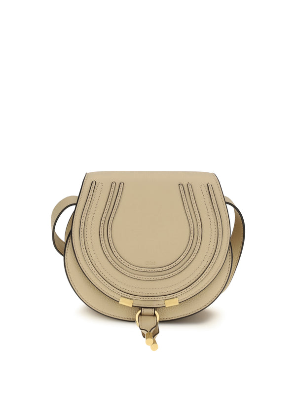 Chloé 100% calf leather (Bos Taurus) shoulder bag in beige