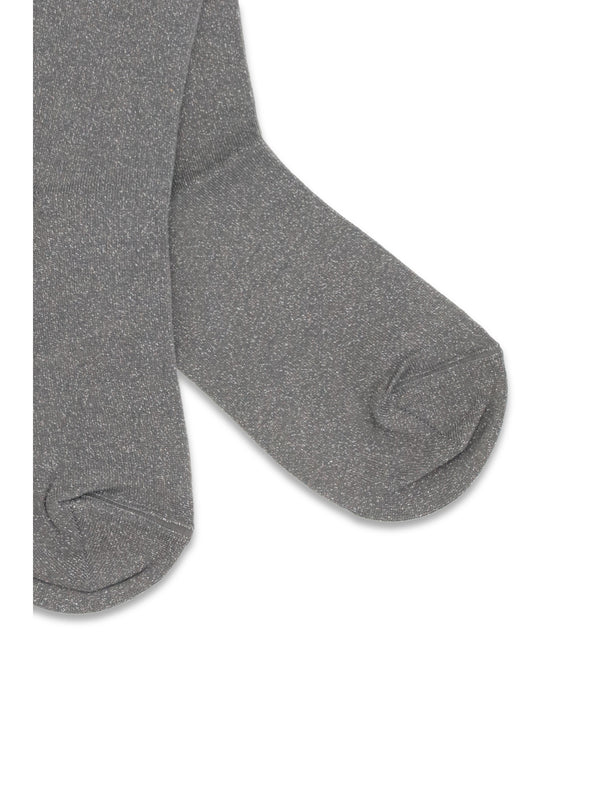 Socks Cashmere Grey Medium With Silk