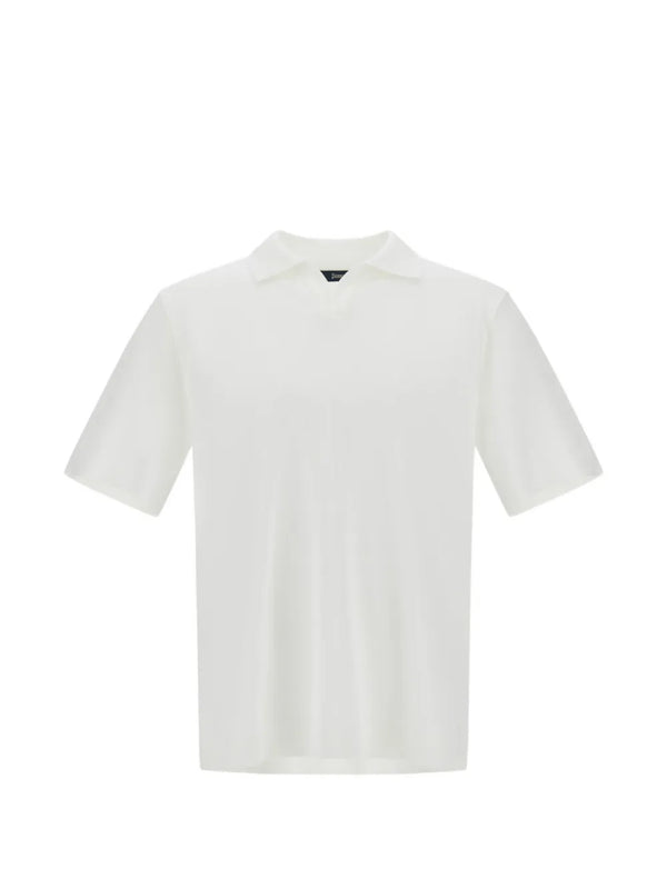 Herno Cotton 100% polo shirt in white