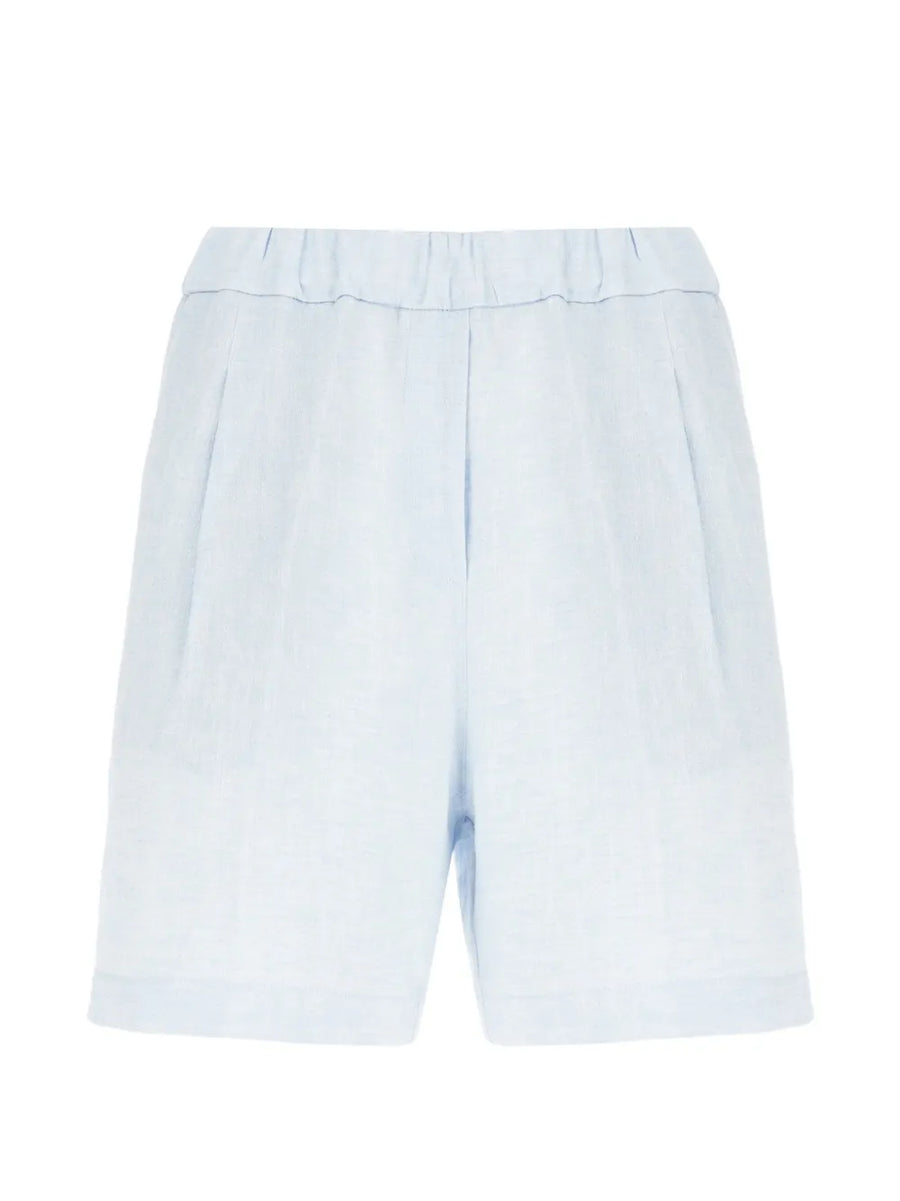 Panicale Linen shorts in light blue