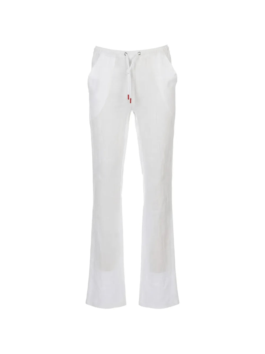 Kiton trousers in white