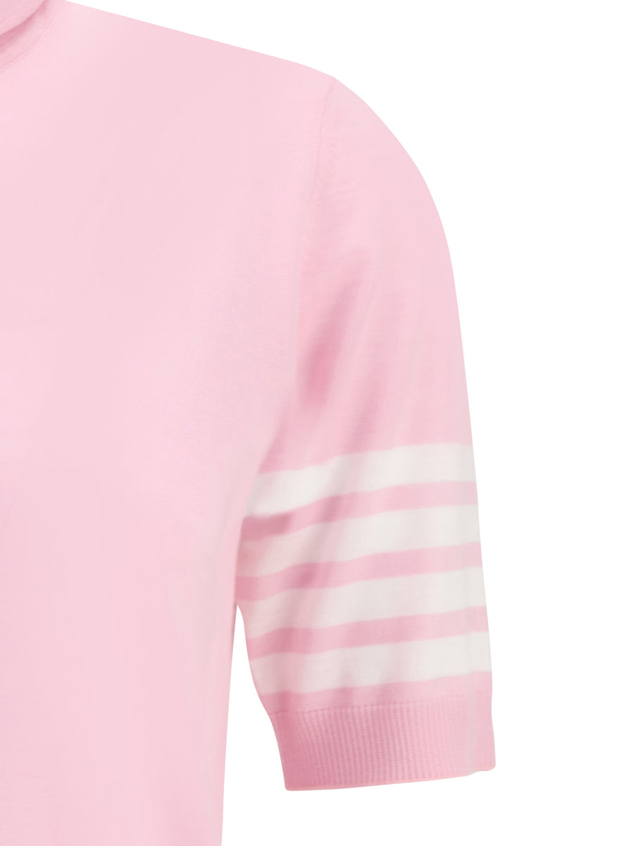 Turtleneck Sweater Light Pink Polyamide