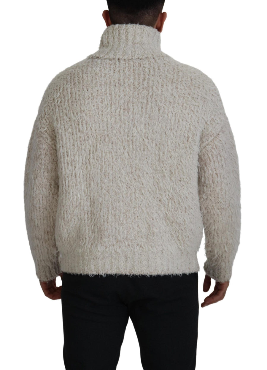 Dolce & Gabbana 84% Wool sweater in cream