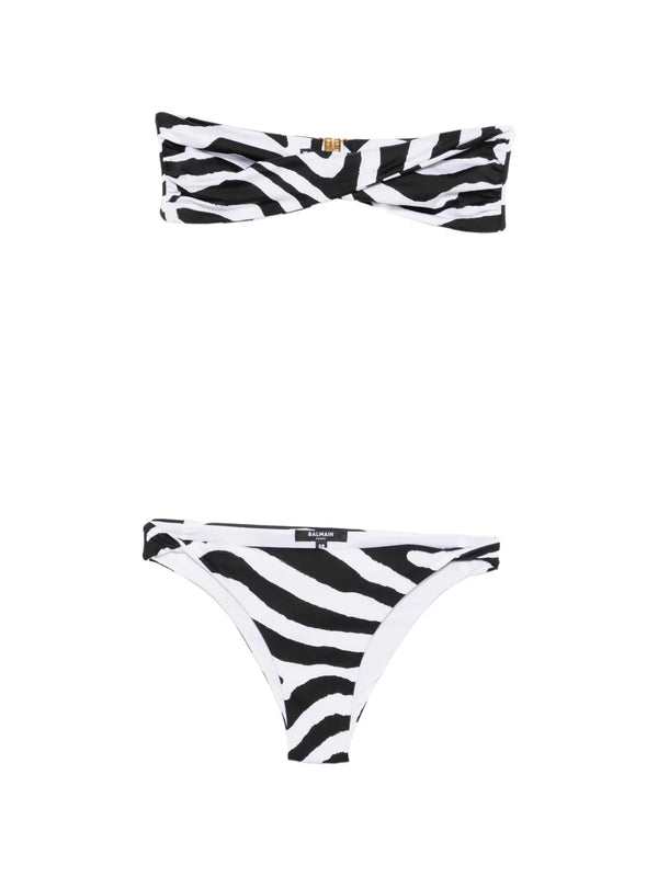 Balmain bikini in black