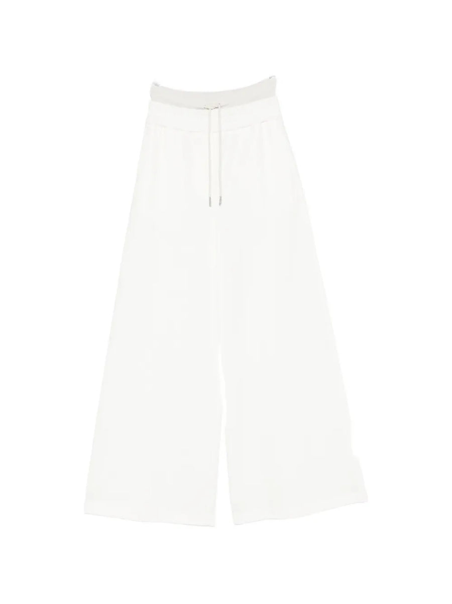 Panicale Cotton 53% trousers in cream