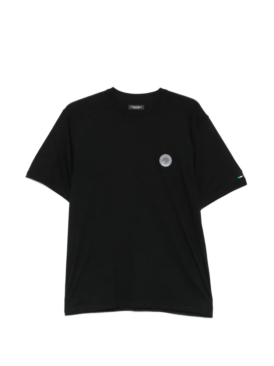 Stefano Ricci Cotton 50% t-shirt in black