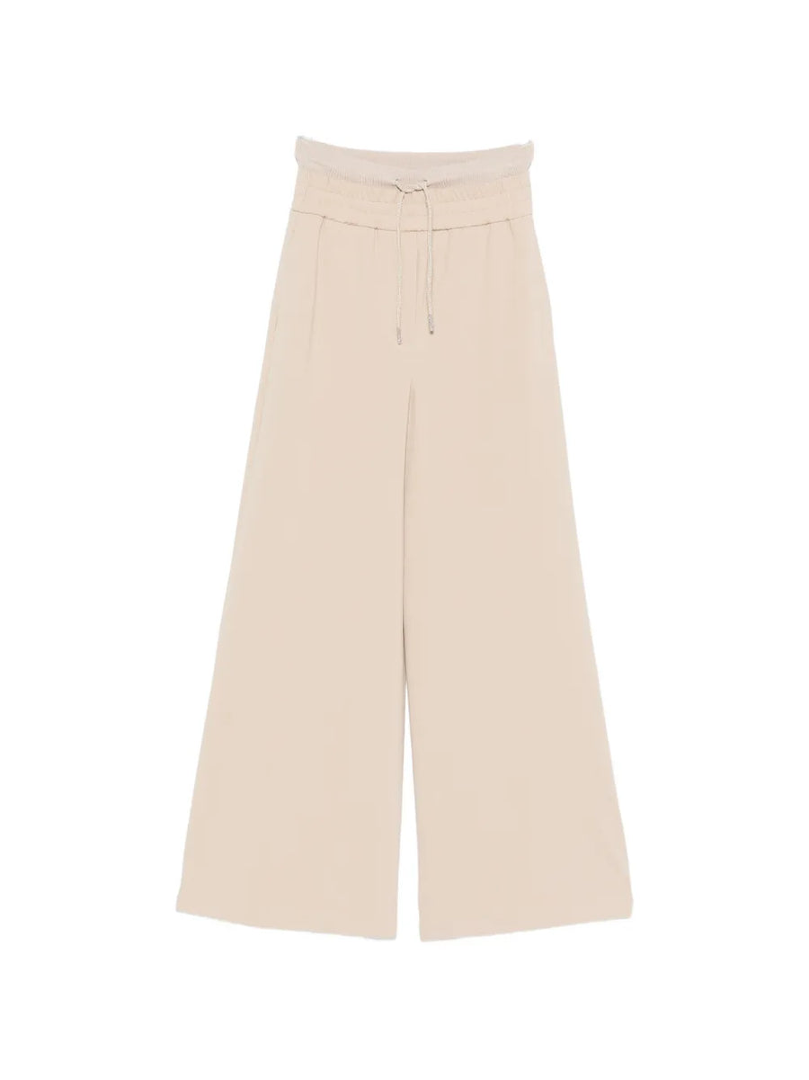 Panicale Cotton 53% trousers in sand