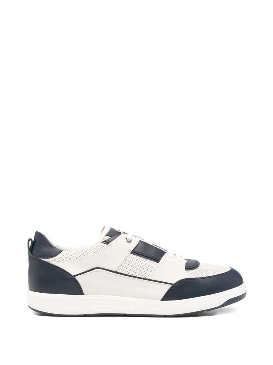 Stefano Ricci Outer: Calf Leather 100% sneaker in white