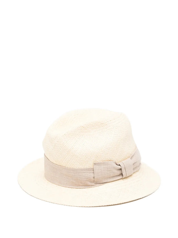 Panicale Straw panama hat in cream