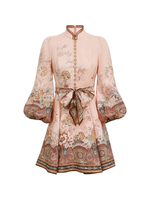 Zimmermann Silk 100% dress in pink