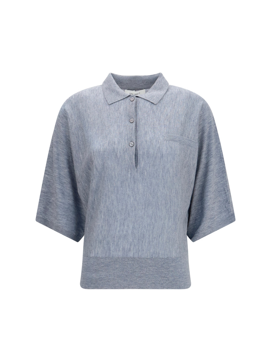 Lisa Yang 100% Cashmere sweater in gray
