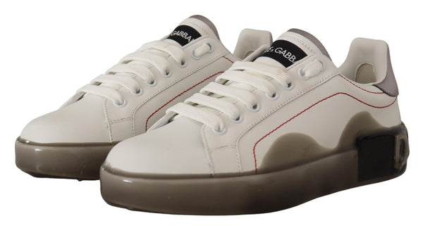 Dolce & Gabbana 100% Leather sneaker in white