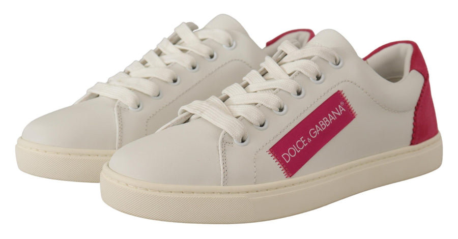 Dolce & Gabbana 100% Leather sneaker in white