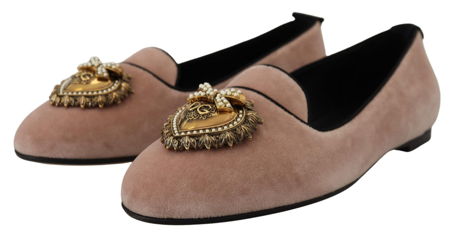 Dolce & Gabbana 44% Cotton loafer in pink