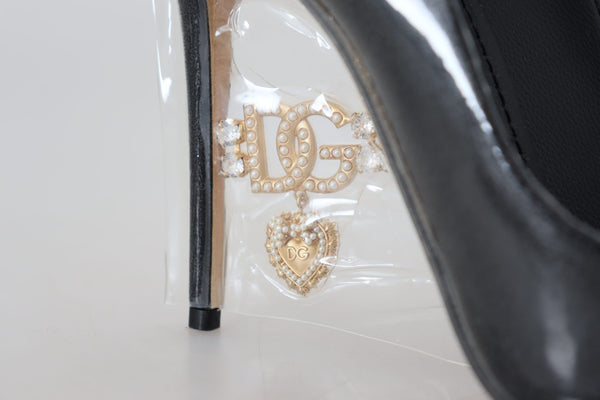 Dolce & Gabbana 50% PVC pump in black