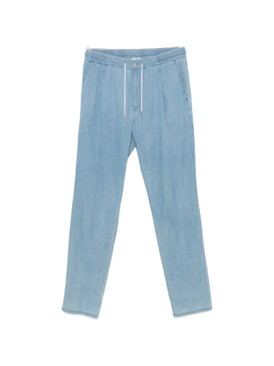 Panicale Outer: Cotton 100% trousers in blue