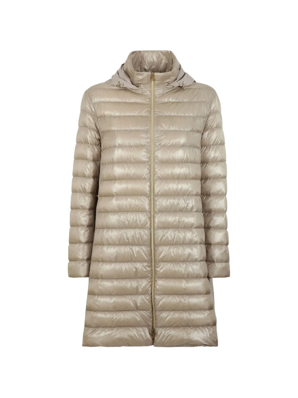 Herno Quilted padding (composition not specified) down jacket in beige