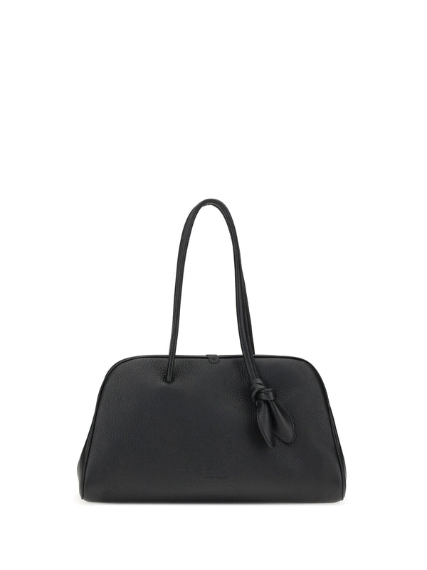 Jacquemus 100% Calf Leather Bos Taurus shoulder bag in black