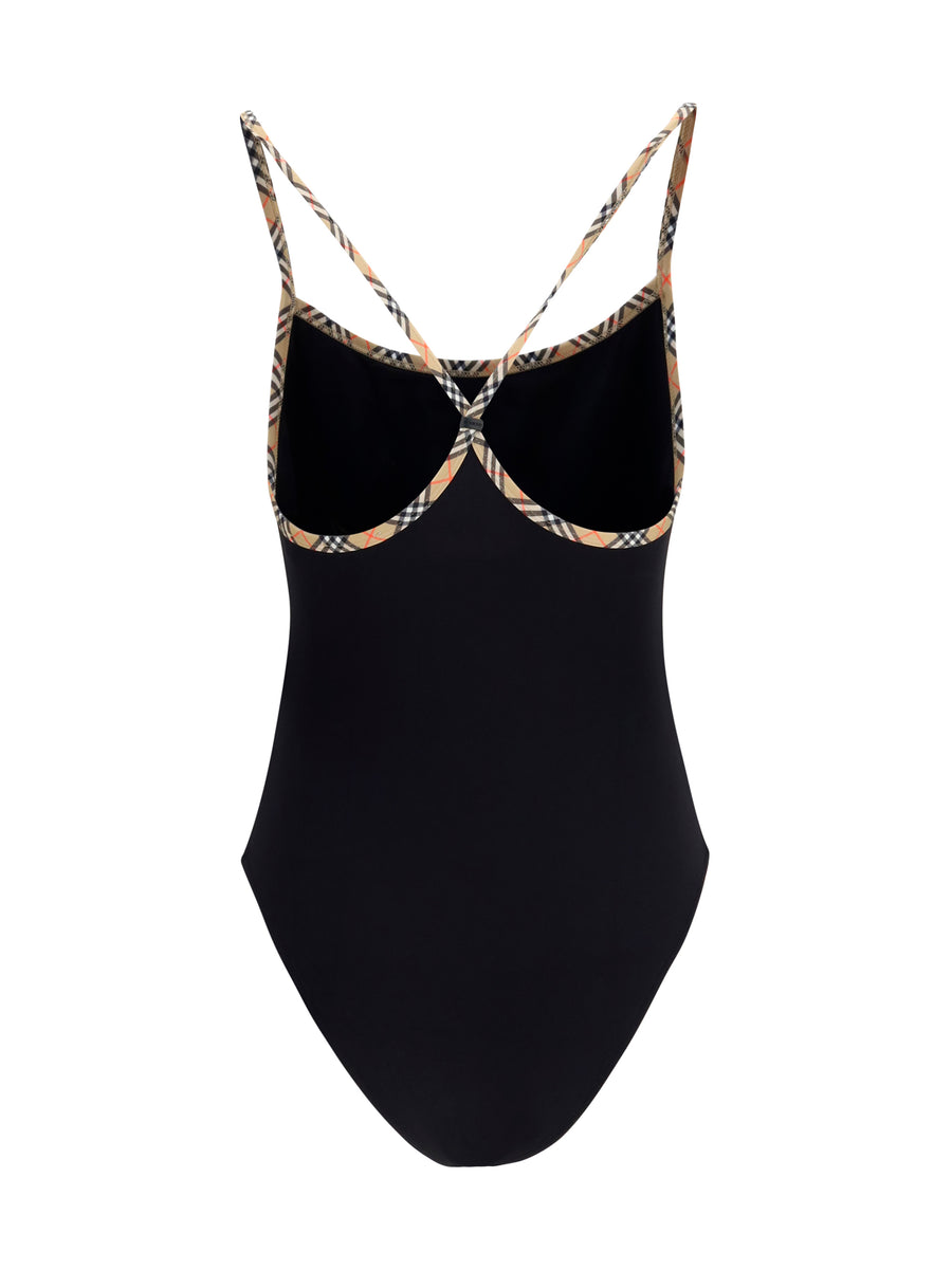 One-Piece Swimsuit Black General Swimwear