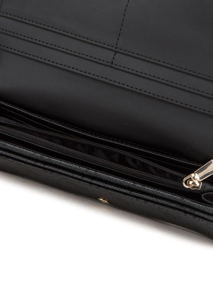 Guess 100% Polyurethane wallet in black