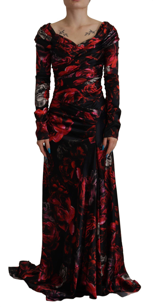 Dolce & Gabbana 92% Silk dress in black