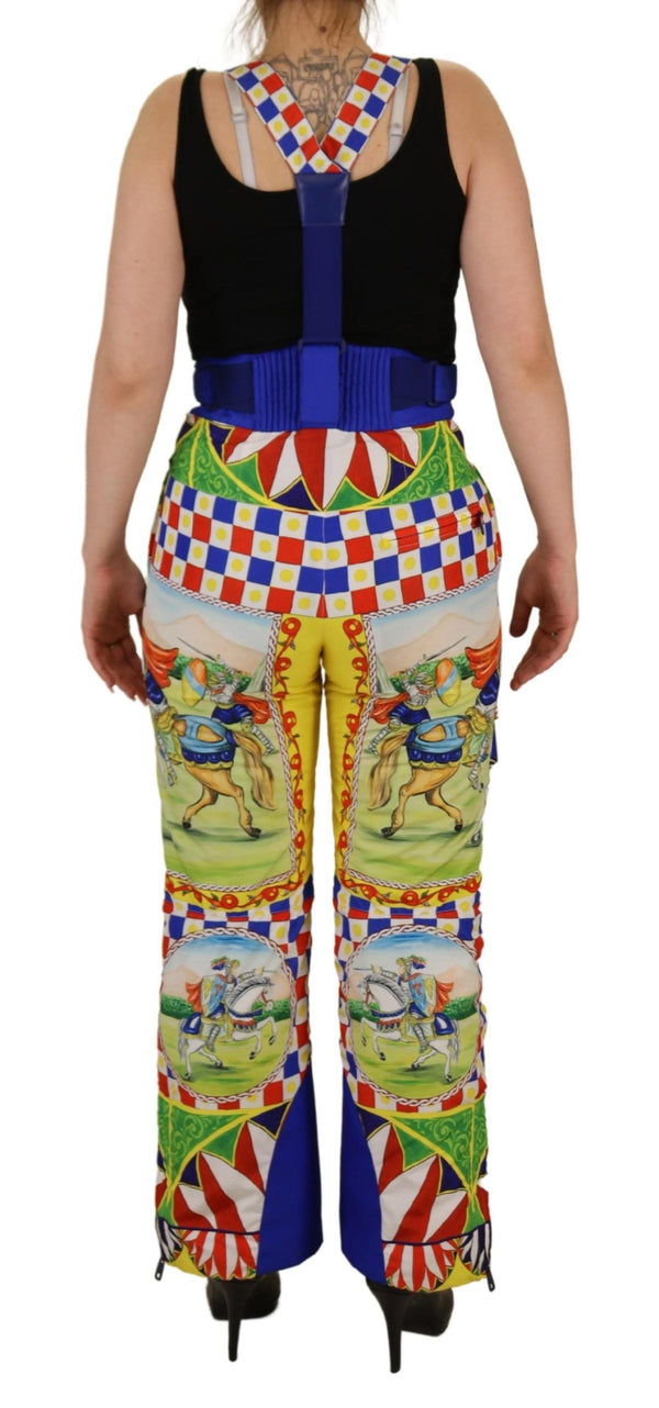 Dolce & Gabbana 100% Polyester cargo pants in multicolor