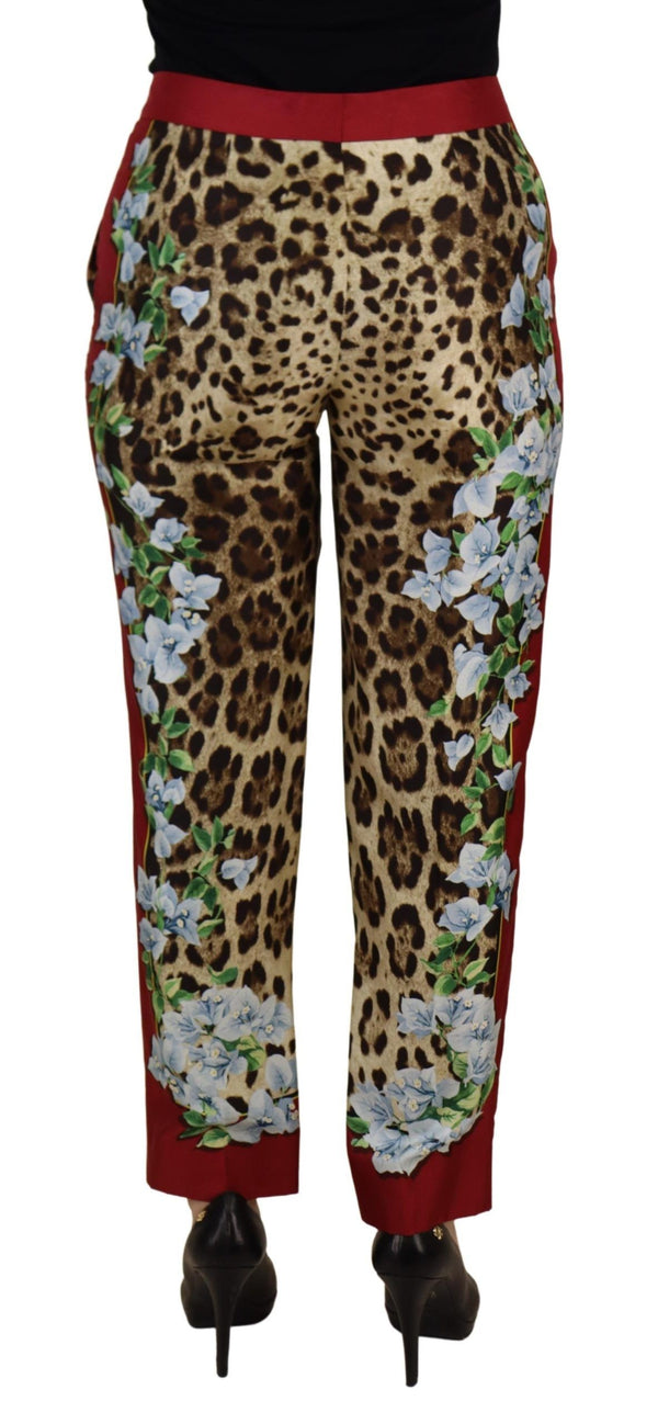 Dolce & Gabbana 100% Silk trousers in multicolor