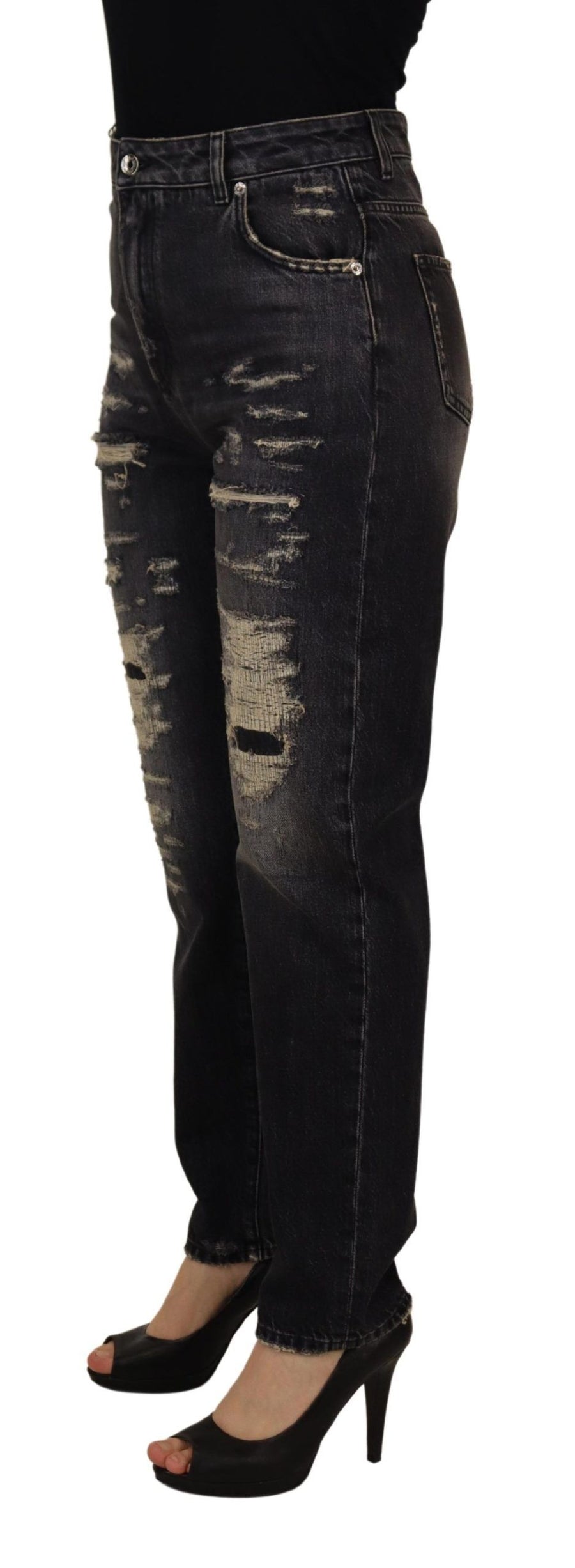 Dolce & Gabbana 98% Cotton jeans in black