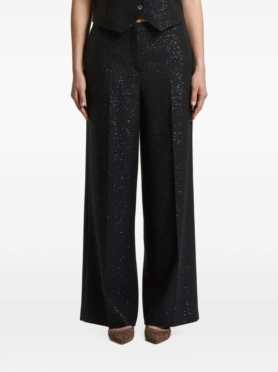 Peserico Outer: Fabric 100% trousers in black