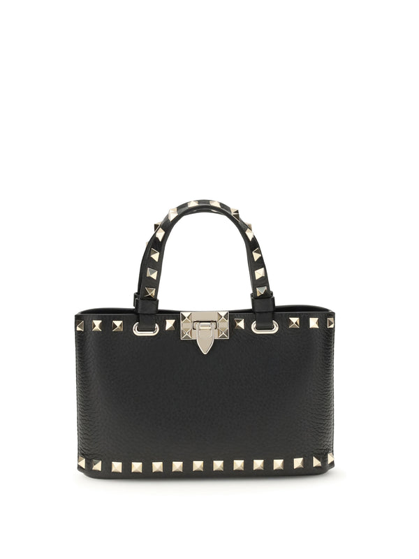 Valentino Garavani 100% Calf Leather (Bos Taurus) top handle bag in black