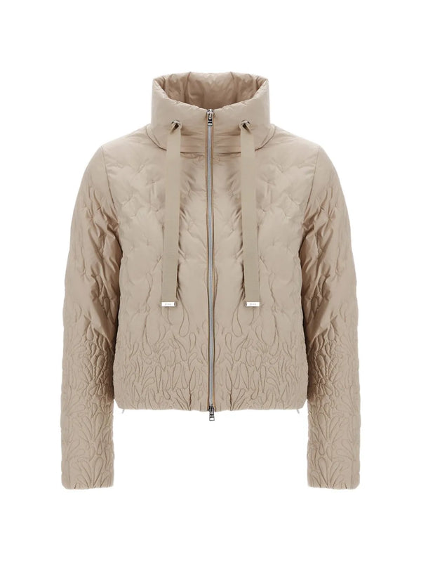 Herno Quilted finish down jacket in beige
