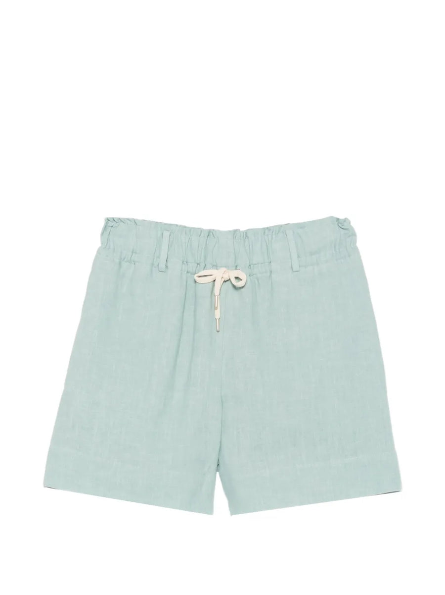 Eleventy Outer: Linen 100%; Lining: Linen 100%; Inner: Polyester 57% shorts in sage green