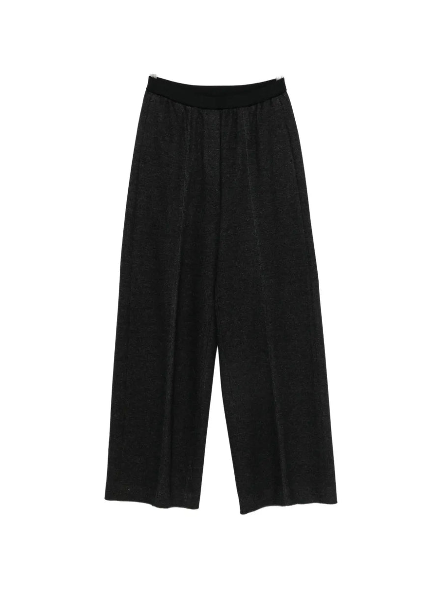 Peserico Body: Cotton 50% trousers in black