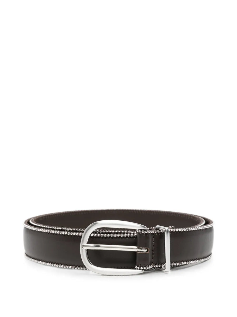 Peserico Calf Leather 100% belt in black