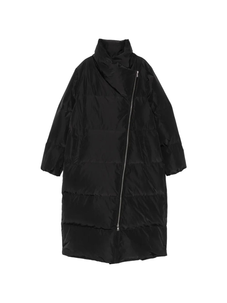 Yves Salomon down coat in black