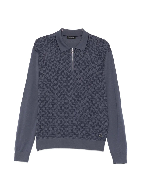 Stefano Ricci polo shirt in blue