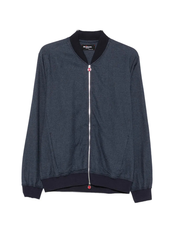 Kiton jacket in navy blue