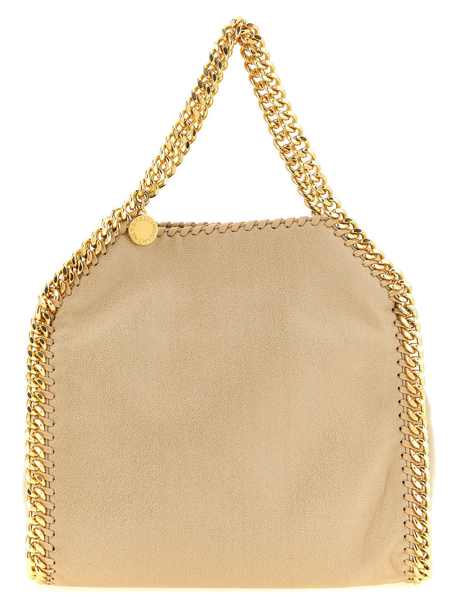 Stella Mccartney Falabella Mini Shoulder Bag — Beige