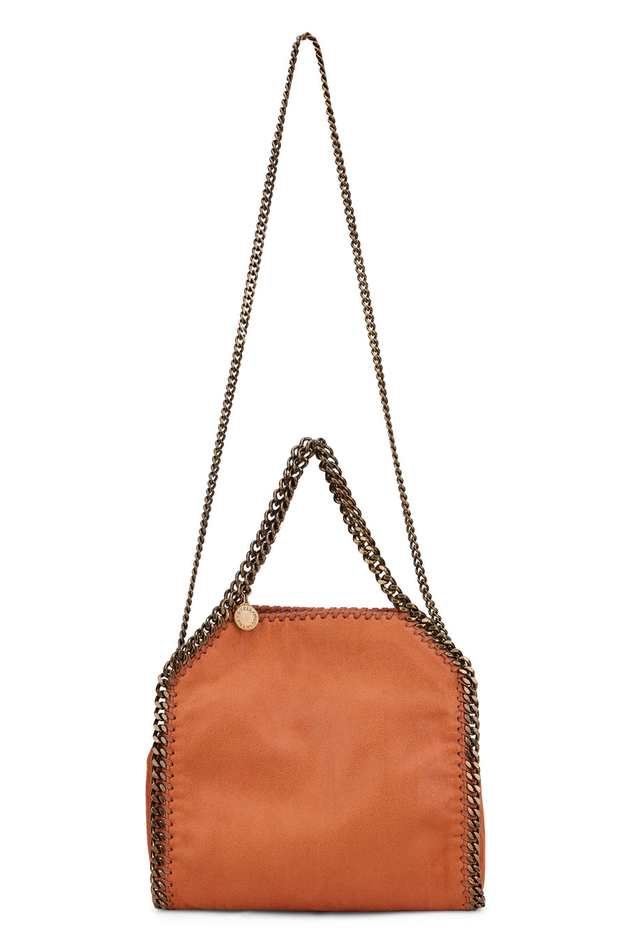 Mini Shoulder Bag Falabella Tangerine Polyester Handbags