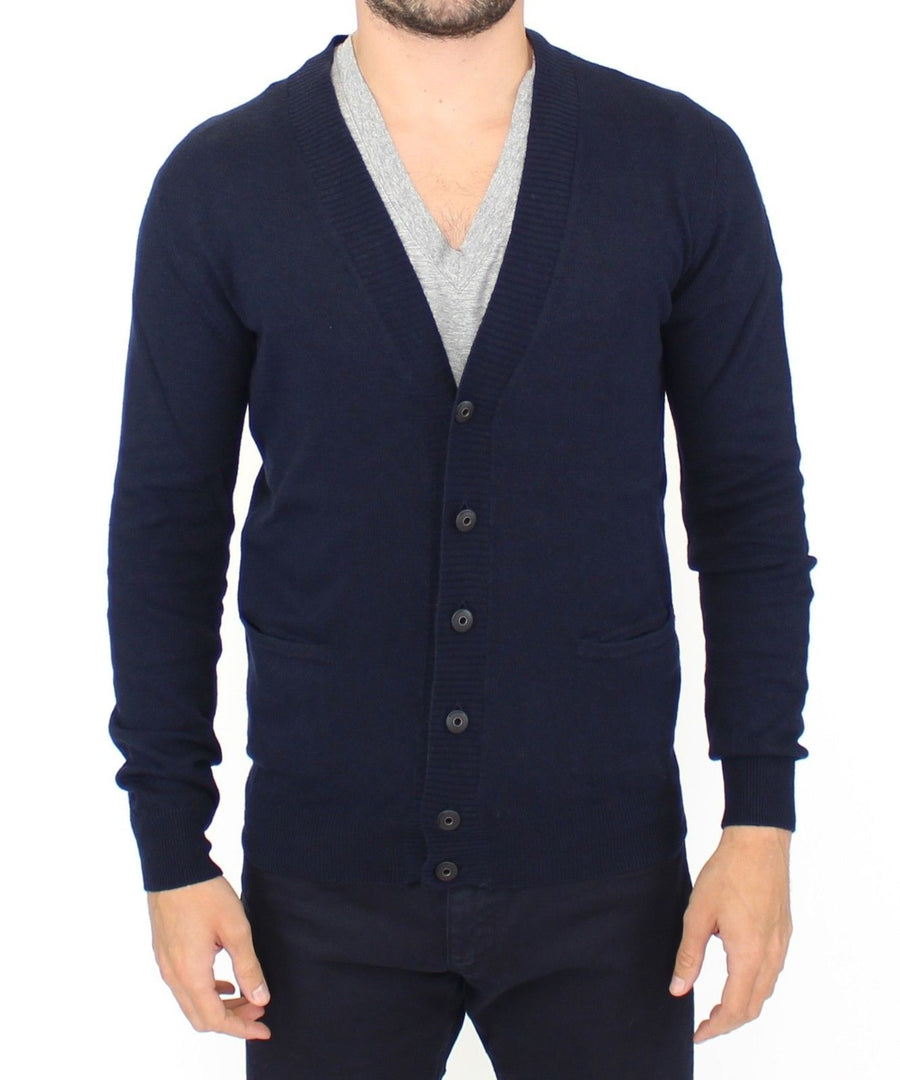 Ermanno Scervino 40% Rayon cardigan in navy